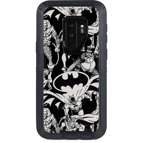DC Comics Batman Characters Action Poses Print Otterbox Defender Galaxy Skin