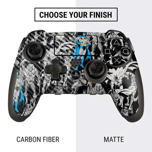 DC Comics Batman Characters Action Poses Print PlayStation Scuf Vantage 2 Controller Skin