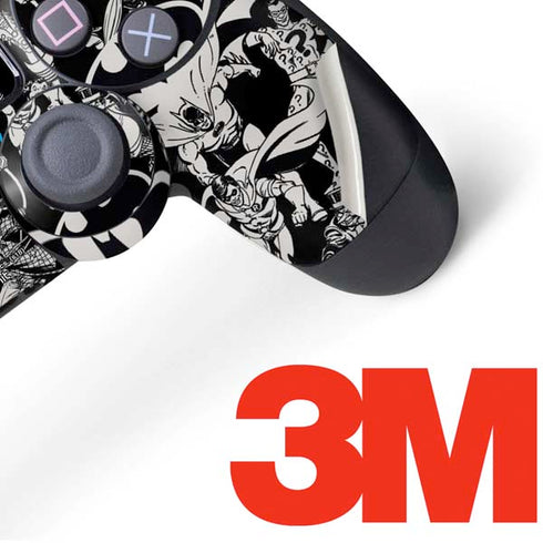 DC Comics Batman Characters Action Poses Print PS4 Controller Skin