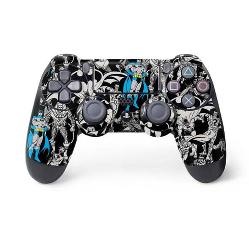 DC Comics Batman Characters Action Poses Print PS4 Controller Skin