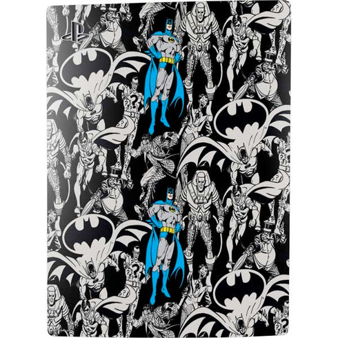 DC Comics Batman Characters Action Poses Print PS5 Console Skin