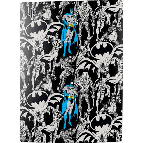 DC Comics Batman Characters Action Poses Print PS5 Digital Edition Console Skin