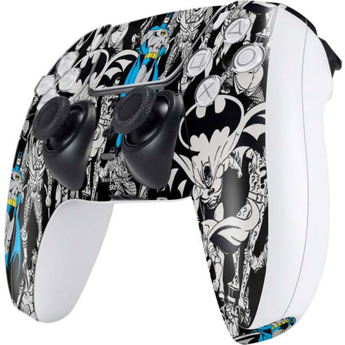 DC Comics Batman Characters Action Poses Print PS5 Controller Skin