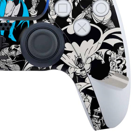 DC Comics Batman Characters Action Poses Print PS5 Controller Skin