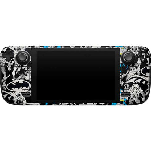 DC Comics Batman Characters Action Poses Print Steam Deck Handheld Gaming Computer Skin