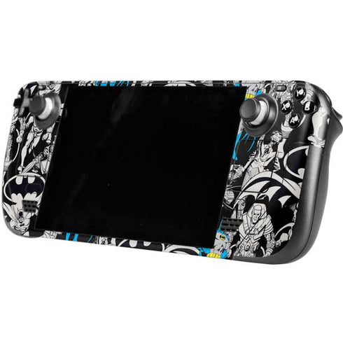 DC Comics Batman Characters Action Poses Print Steam Deck Handheld Gaming Computer Skin