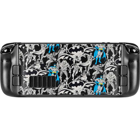 DC Comics Batman Characters Action Poses Print Steam Deck Handheld Gaming Computer Skin