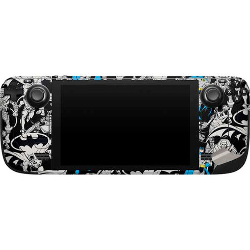DC Comics Batman Characters Action Poses Print Steam Deck Handheld Gaming Computer Skin