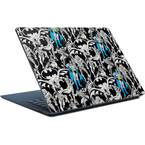 DC Comics Batman Characters Action Poses Print Surface Laptop Skin