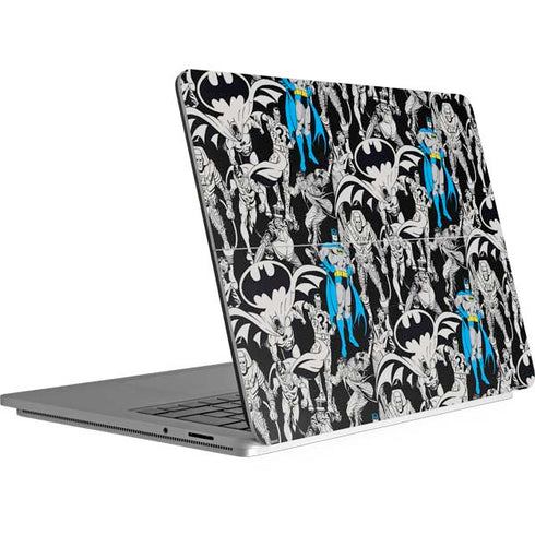 DC Comics Batman Characters Action Poses Print Surface Laptop Studio Skin