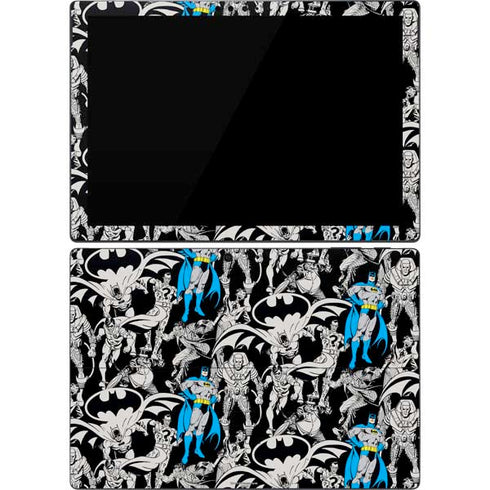DC Comics Batman Characters Action Poses Print Surface Pro 7 Skin