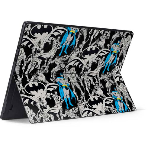 DC Comics Batman Characters Action Poses Print Surface Pro 7 Skin