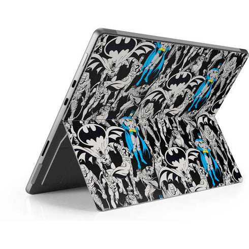 DC Comics Batman Characters Action Poses Print Surface Pro 8 Skin