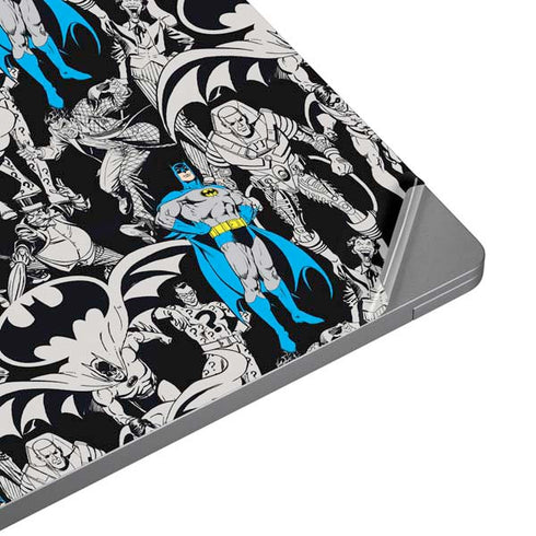 DC Comics Batman Characters Action Poses Print Universal Laptop 12in (9.8 x 6.8in) Skin