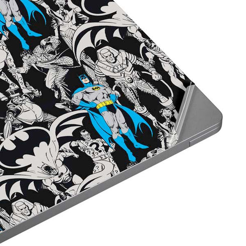 DC Comics Batman Characters Action Poses Print Universal Laptop 17in (13.8 x 10in) Skin