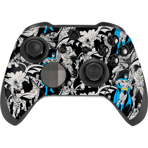 DC Comics Batman Characters Action Poses Print Xbox Elite Wireless Controller Series 2 Skin