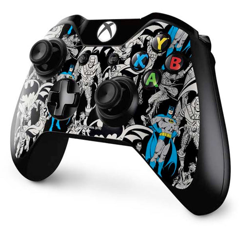 DC Comics Batman Characters Action Poses Print Xbox One Controller Skin