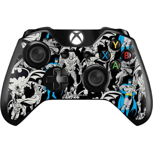 DC Comics Batman Characters Action Poses Print Xbox One Controller Skin