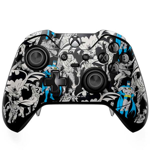 DC Comics Batman Characters Action Poses Print Xbox One Elite Controller Skin
