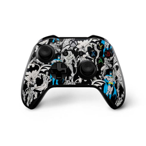 DC Comics Batman Characters Action Poses Print Xbox One X Bundle Skin