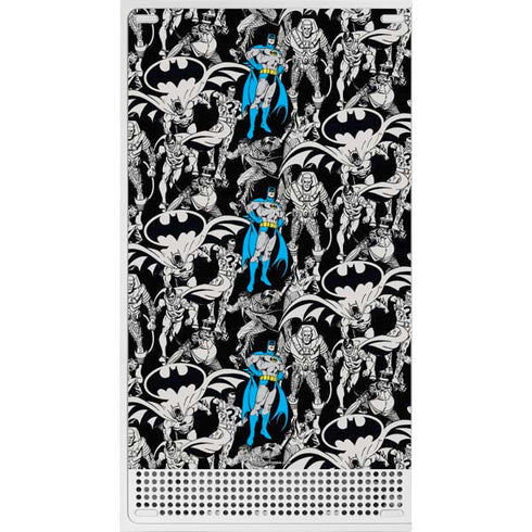 DC Comics Batman Characters Action Poses Print Xbox Series S Bundle Skin