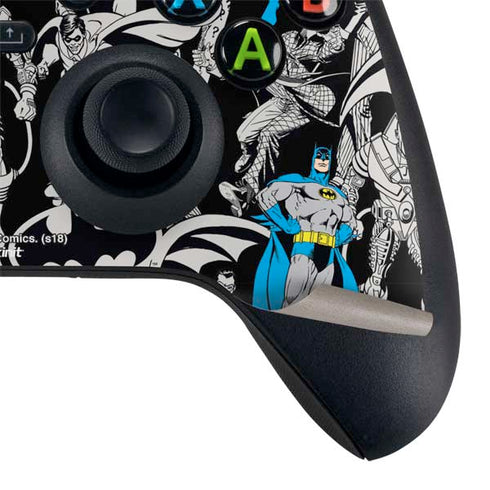DC Comics Batman Characters Action Poses Print Xbox Series X Bundle Skin