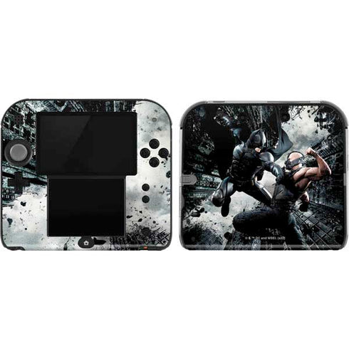 The Dark Knight Rises Batman and Bane Fighting Nintendo 2DS Skin