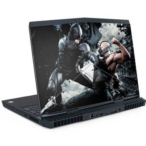 The Dark Knight Rises Batman and Bane Fighting Dell Alienware Skin