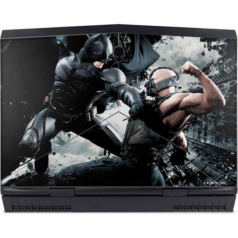 The Dark Knight Rises Batman and Bane Fighting Dell Alienware Skin