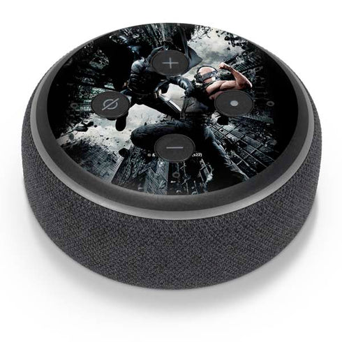 The Dark Knight Rises Batman and Bane Fighting Amazon Echo Dot Skin
