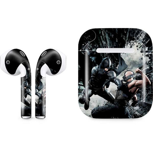 The Dark Knight Rises Batman and Bane Fighting Apple AirPods Skin