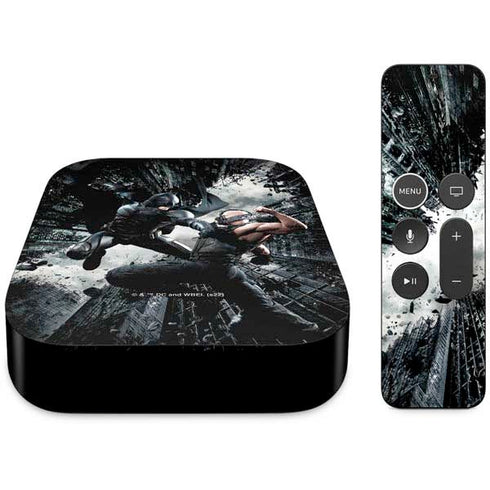 The Dark Knight Rises Batman and Bane Fighting Apple TV Skin