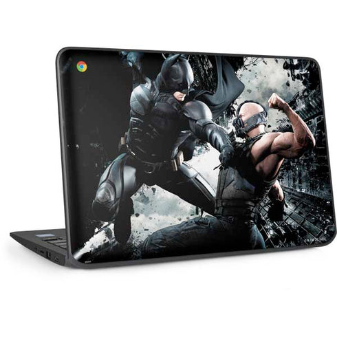 The Dark Knight Rises Batman and Bane Fighting HP Chromebook Skin