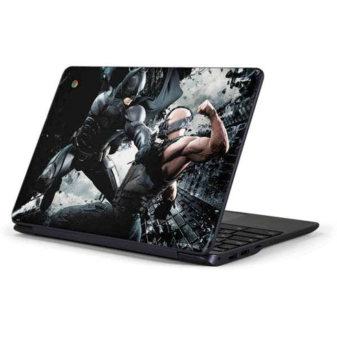 The Dark Knight Rises Batman and Bane Fighting Samsung Chromebook Skin