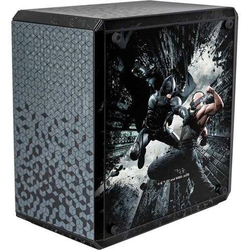 The Dark Knight Rises Batman and Bane Fighting Cooler Master MasterBox Q300L Mini Tower Skin