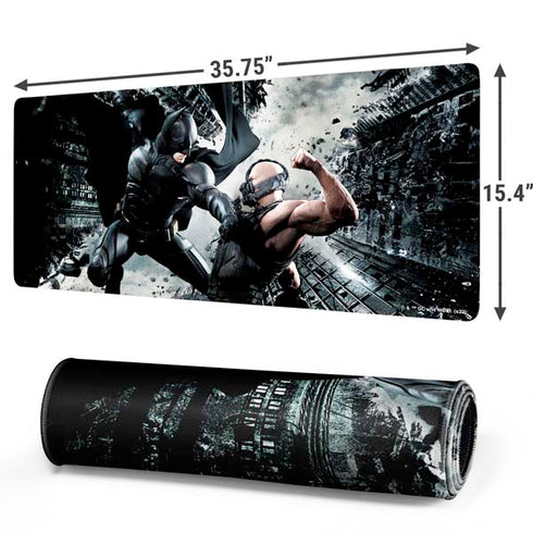 The Dark Knight Rises Batman and Bane Fighting Gaming Mouse Pad
