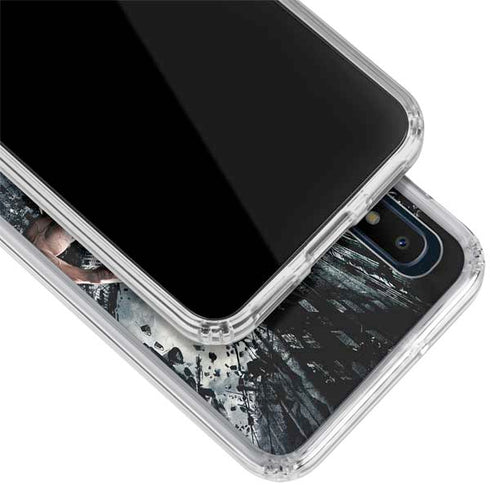 The Dark Knight Rises Batman and Bane Fighting Galaxy A10e Clear Case