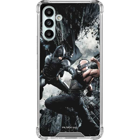 The Dark Knight Rises Batman and Bane Fighting Galaxy A13 5G Clear Case