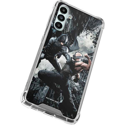 The Dark Knight Rises Batman and Bane Fighting Galaxy A14 5G Clear Case
