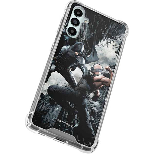 The Dark Knight Rises Batman and Bane Fighting Galaxy A15 5G Clear Case