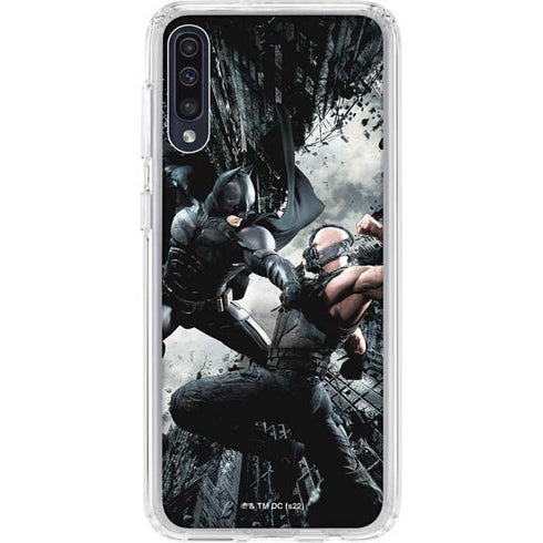 The Dark Knight Rises Batman and Bane Fighting Galaxy A50 Clear Case