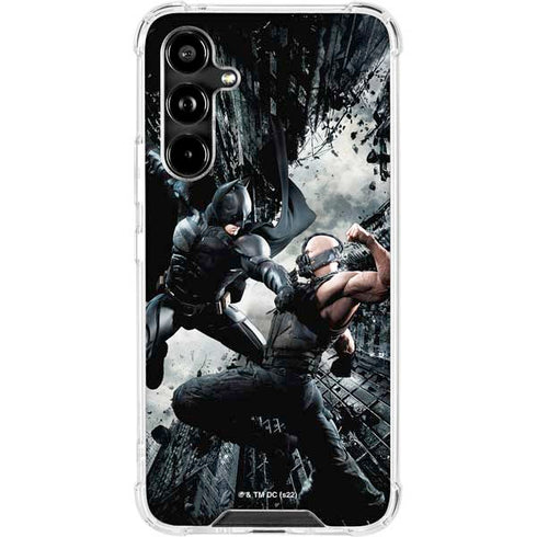 The Dark Knight Rises Batman and Bane Fighting Galaxy A54 5G Clear Case