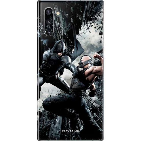 The Dark Knight Rises Batman and Bane Fighting Galaxy Note 10 Skin