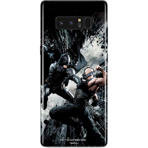 The Dark Knight Rises Batman and Bane Fighting Galaxy Note 8 Skin
