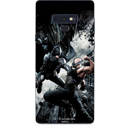 The Dark Knight Rises Batman and Bane Fighting Galaxy Note 9 Skin