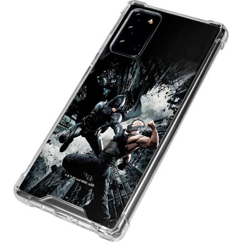 The Dark Knight Rises Batman and Bane Fighting Galaxy Note20 5G Clear Case