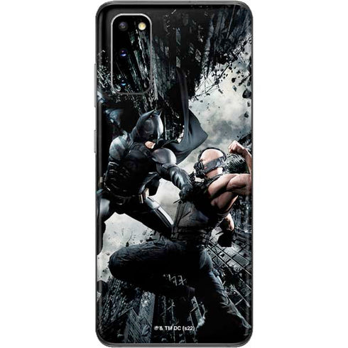 The Dark Knight Rises Batman and Bane Fighting Galaxy S20 Skin