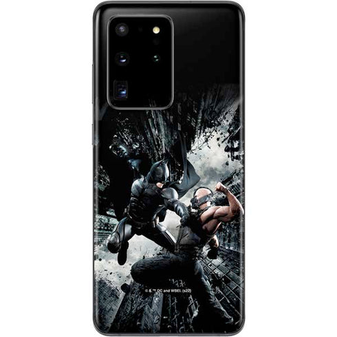 The Dark Knight Rises Batman and Bane Fighting Galaxy S20 Ultra 5G Skin