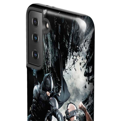 The Dark Knight Rises Batman and Bane Fighting Galaxy S21 Plus 5G Pro Case