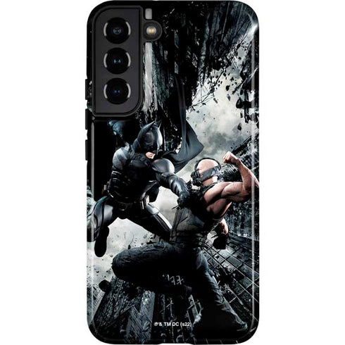 The Dark Knight Rises Batman and Bane Fighting Galaxy S22 Plus Pro Case